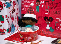 Elf doll from Black Paper Party