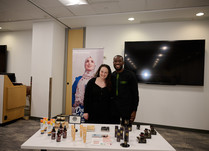 True Moringa attendees behind product table