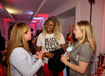Workshop attendees talking with each other