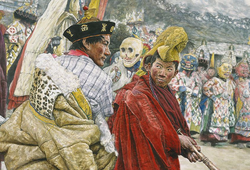 Chinese painting • Guard of Honor