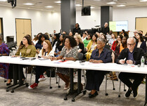 A room full of Workshop attendees 